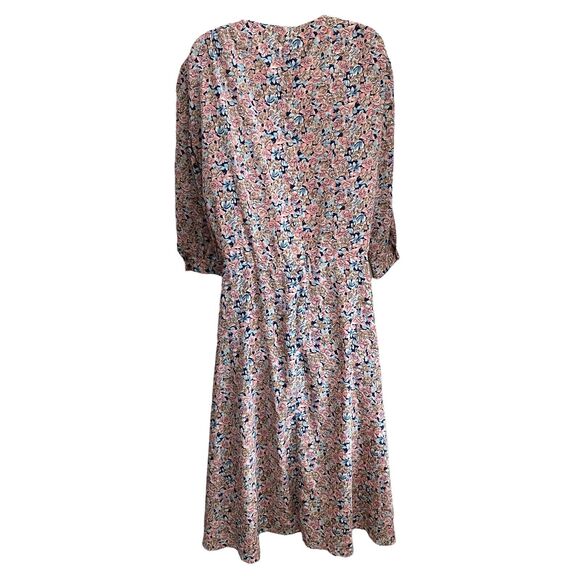 Blake Elizabeth 12 Vintage Dress Floral Print Long Sheath Flowy VTG - Picture 11 of 12